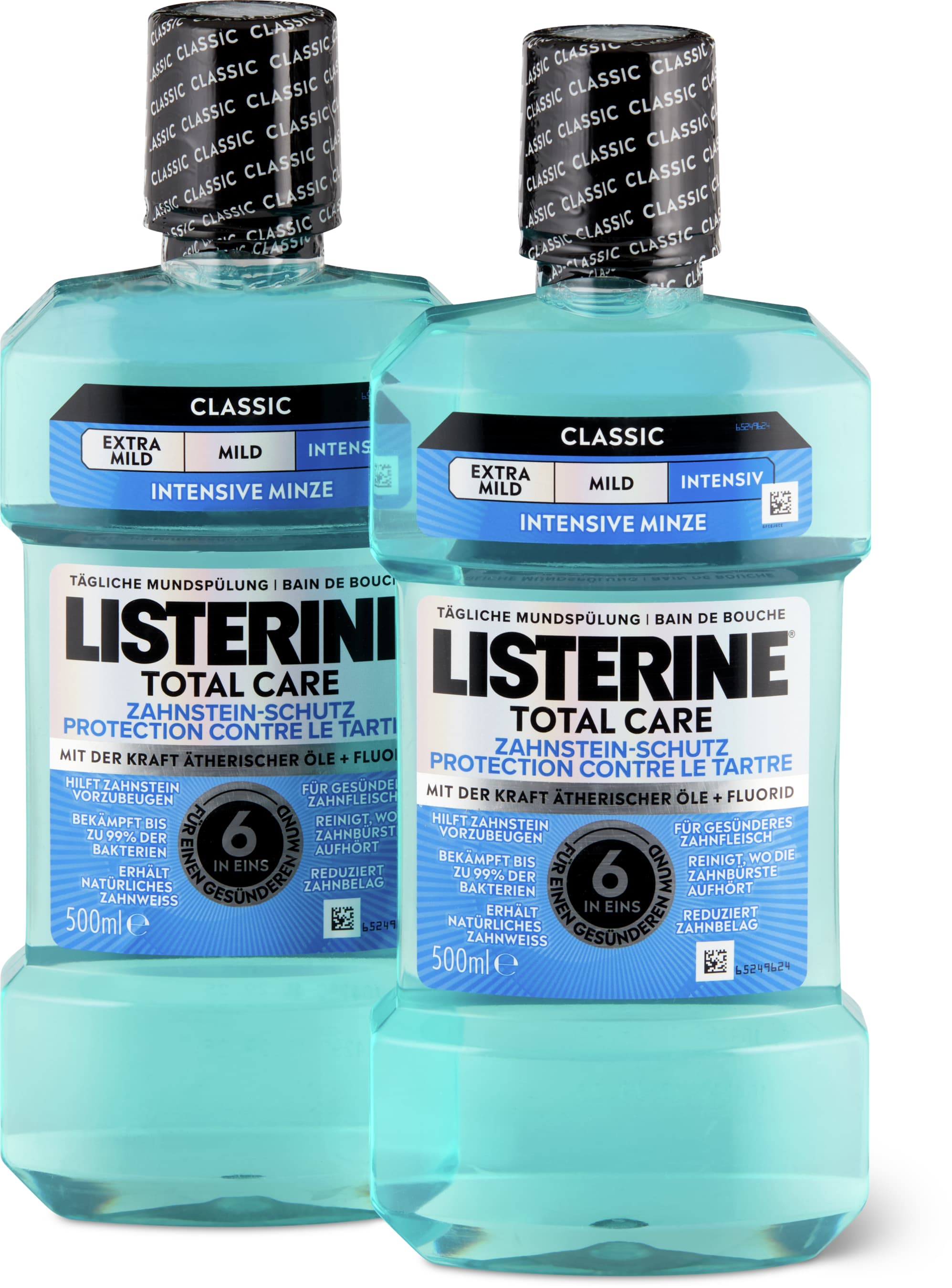 Listerine Bain de bouche Total Care anti-tartre 2x500ml